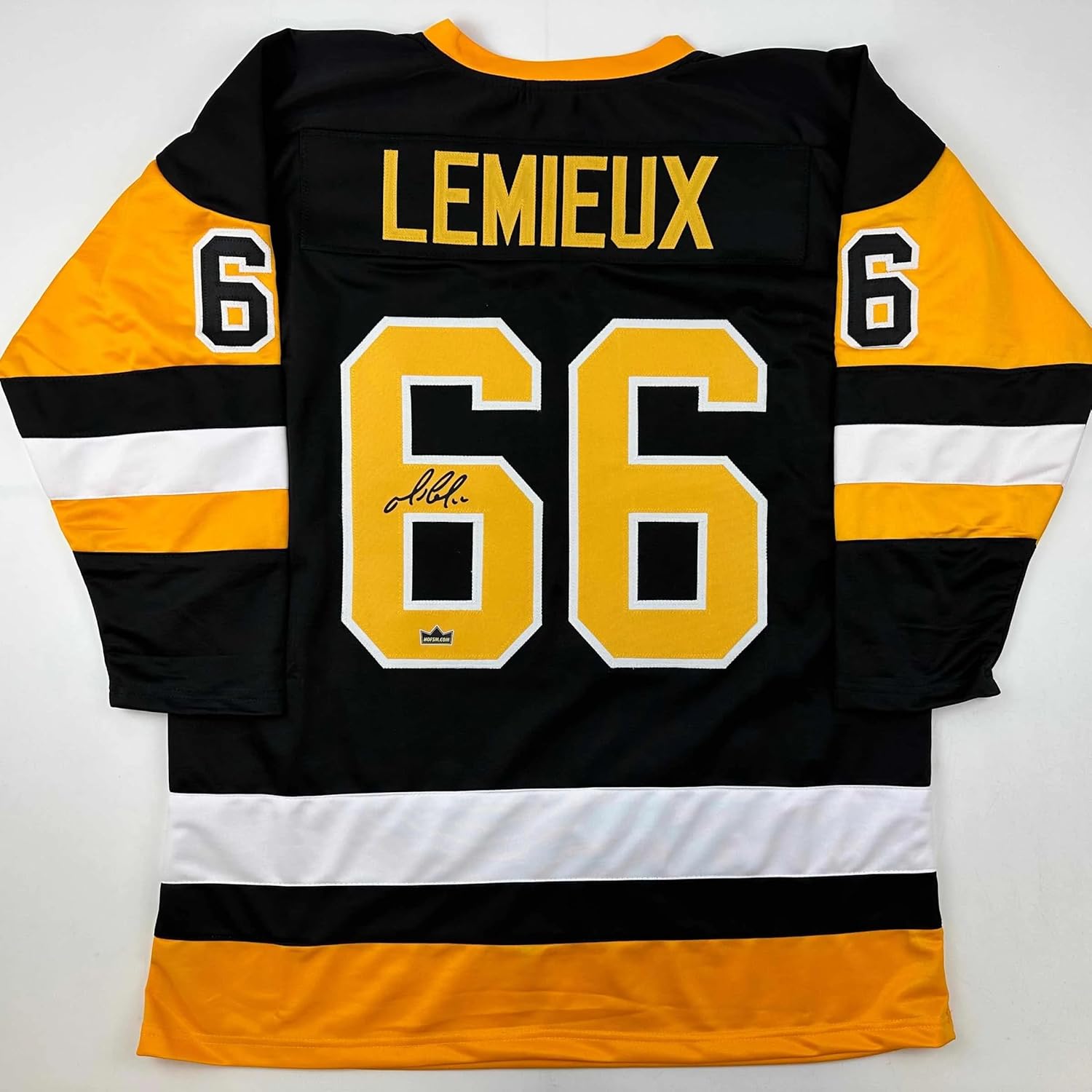 Facsimile Autographed Mario Lemieux Jersey for Sports Fans