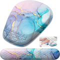 Mouse Pad with Wrist Rest Comfortable Memory Foam Wrist Support