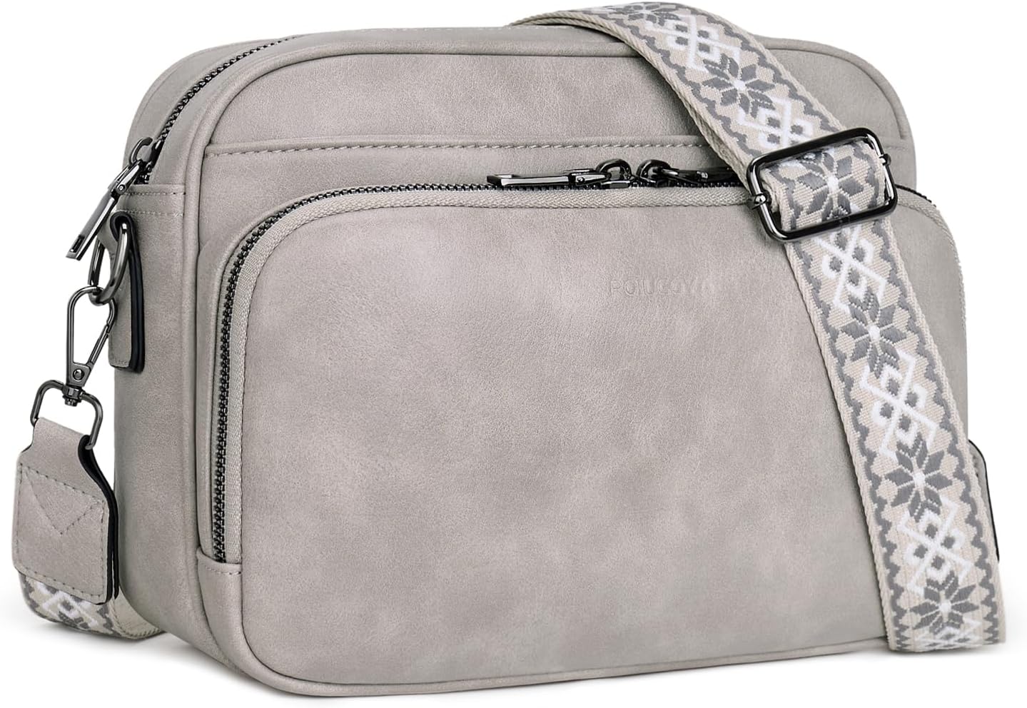 Trendy Vegan Leather Crossbody Purses for Women by POIUGOYA