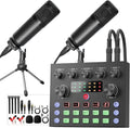 Podcast Equipment Bundle For 2 - Compact Podcasting Kit