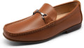 Men's Dress Loafers Slip On with Metal Bit - Bruno Marc
