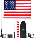 Affordura American Boat Flag Kit with Upgraded Mount - Durable Marine