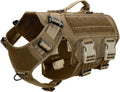 ICEFANG Tactical Mesh Dog Harness for X-Large Dogs - Breathable Molle