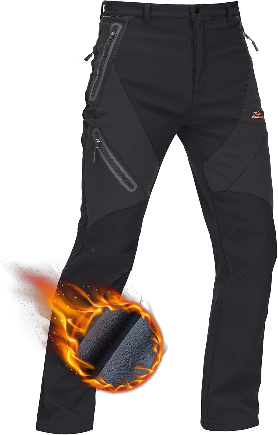 TACVASEN Men's Skiing Snow Pants for Winter Outdoor Activities