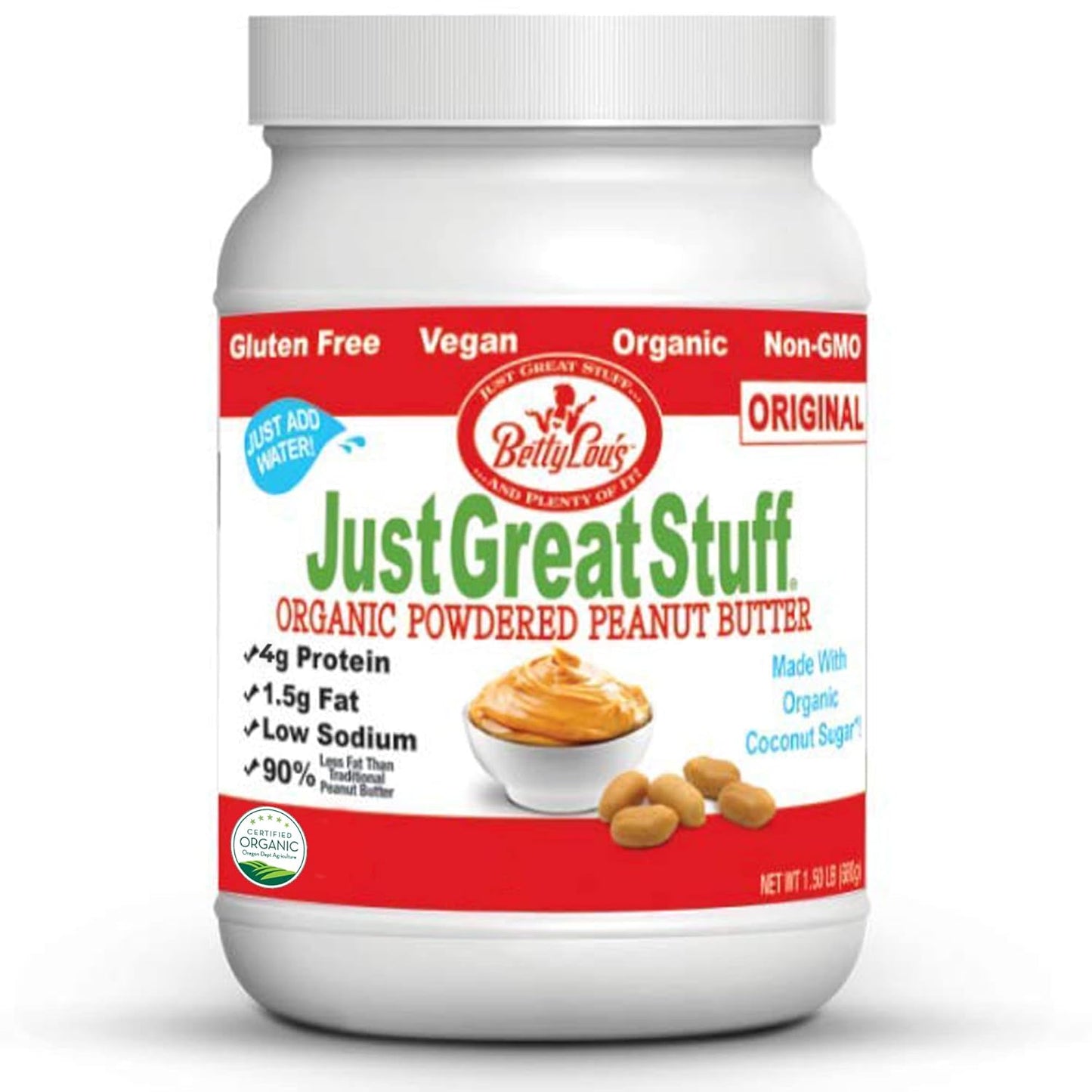 Organic Powdered Peanut Butter - Deliciously Healthy Snack