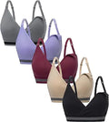 Nursing Bra Deep V Neck 5Pack - Seamless Maternity Bralette