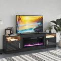 Fireplace TV Stand with 36in Fireplace for Up to 90in TVs