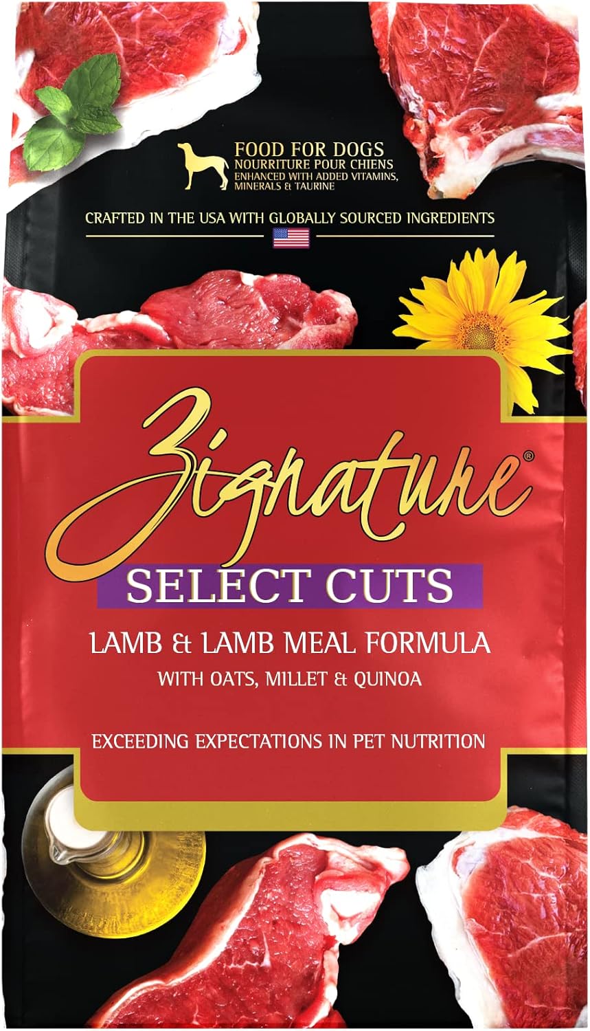 Zignature Select Cuts Lamb Formula Dry Dog Food for Healthy Pets