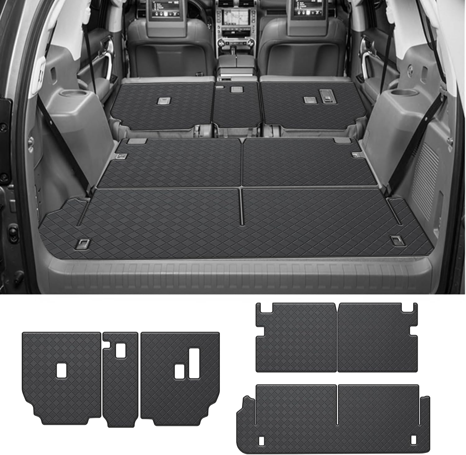 Custom Fit Cargo Liner & Backrest Mat for Lexus GX460 2010-2023