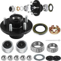 Trailer Hub Kit 5 Bolt 4.5 in for 3500 lbs - Durable Replacement