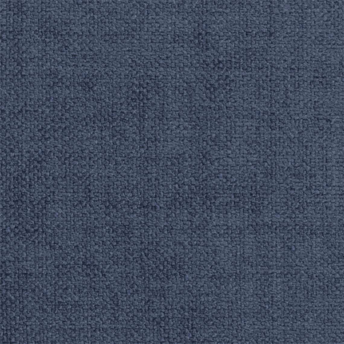 Navy Blue Chenille Upholstery Fabric with Aquaclean Technology