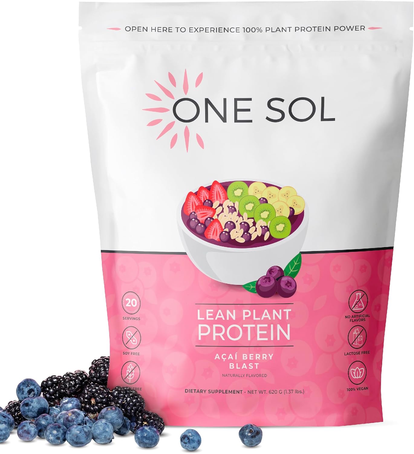 One Sol Lean Plant-Based Protein Powder for Optimal Nutrition