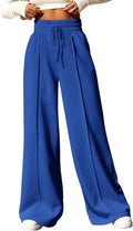 BTFBM Women's Leisure Joggers with Wide Leg for All-Day Comfort