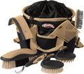 Weaver Leather Grooming Kit Black/Beige - 7-Piece Horse Care Set