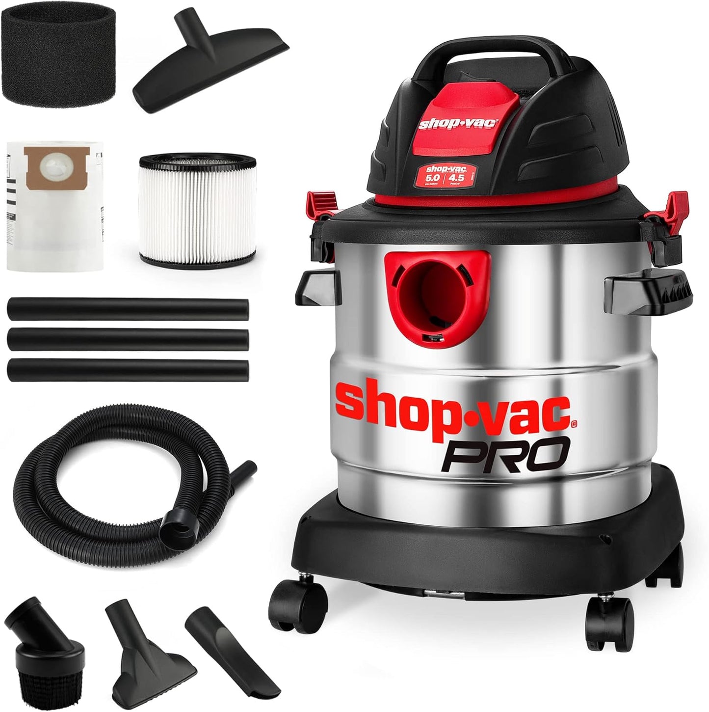 Shop-Vac 5 Gallon Wet/Dry Vacuum with Stainless Steel Tank