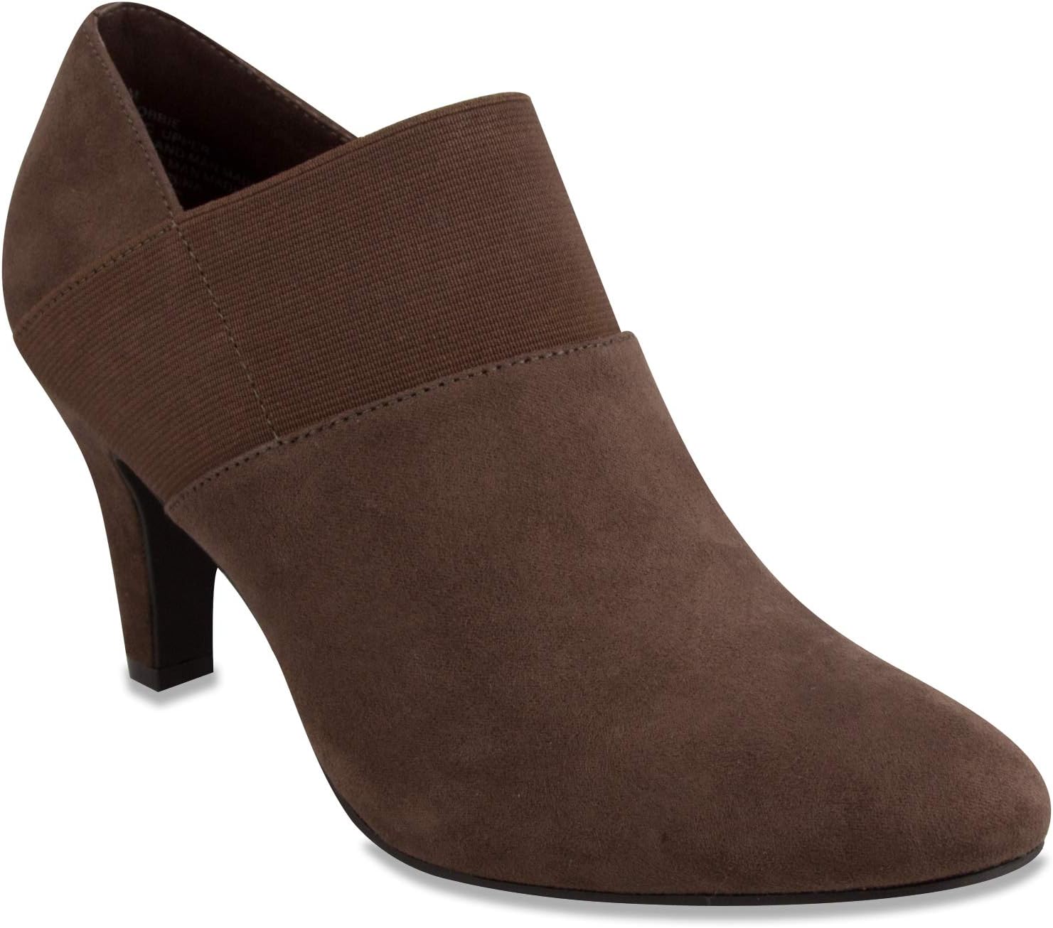 LONDON FOG Womens Bobbie Heel Ankle Booties for Comfort