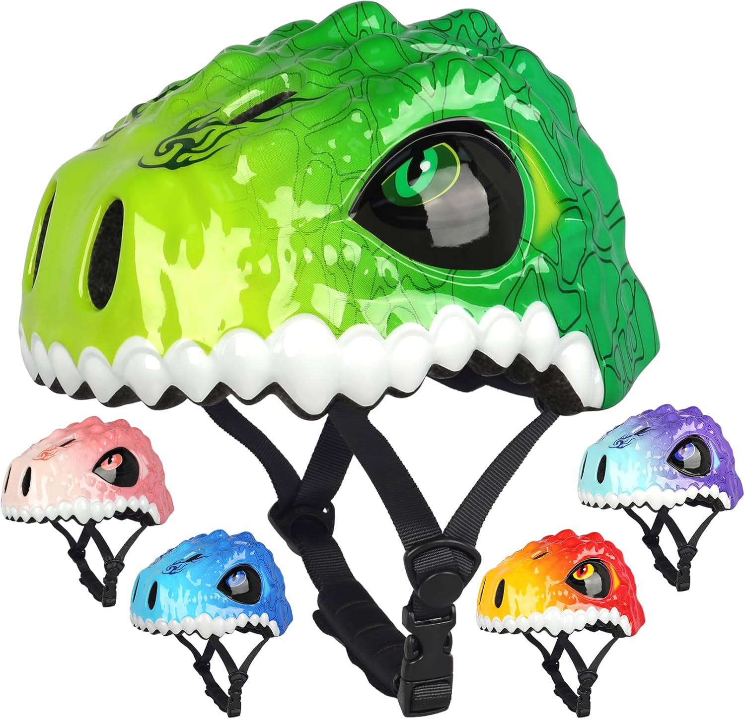 Dinosaur Design Toddler Helmet - Ultimate Protection!