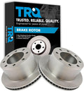 TRQ Rear Disc Brake Rotor Pair Set for 3500 Series - Direct Fit