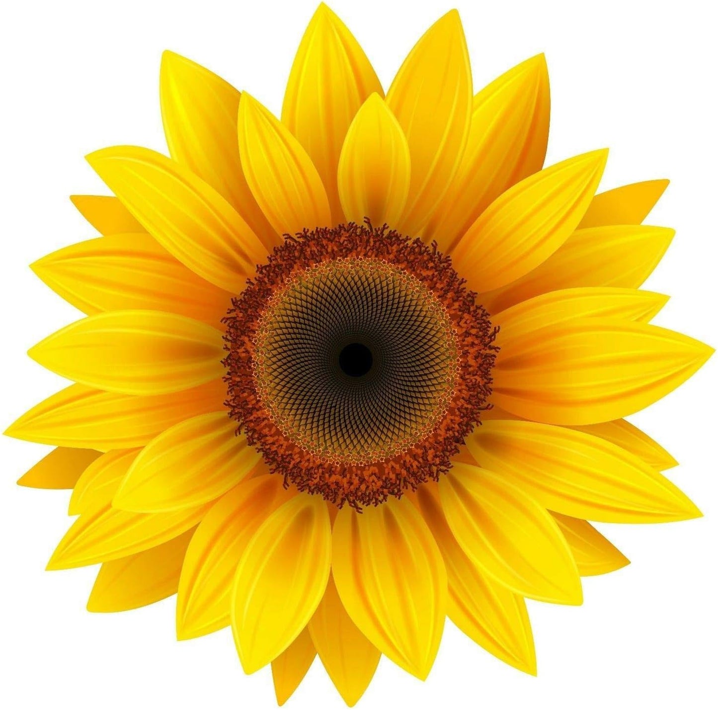 Yellow Sunflower Decal 3M Sticker for Car Truck Window Bumper