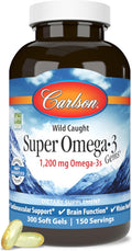Super Omega-3 Gems 1200 mg - High Potency Fish Oil