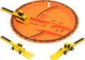 Constructive Eating Plate and Utensils Set - Toddler Dinnerware