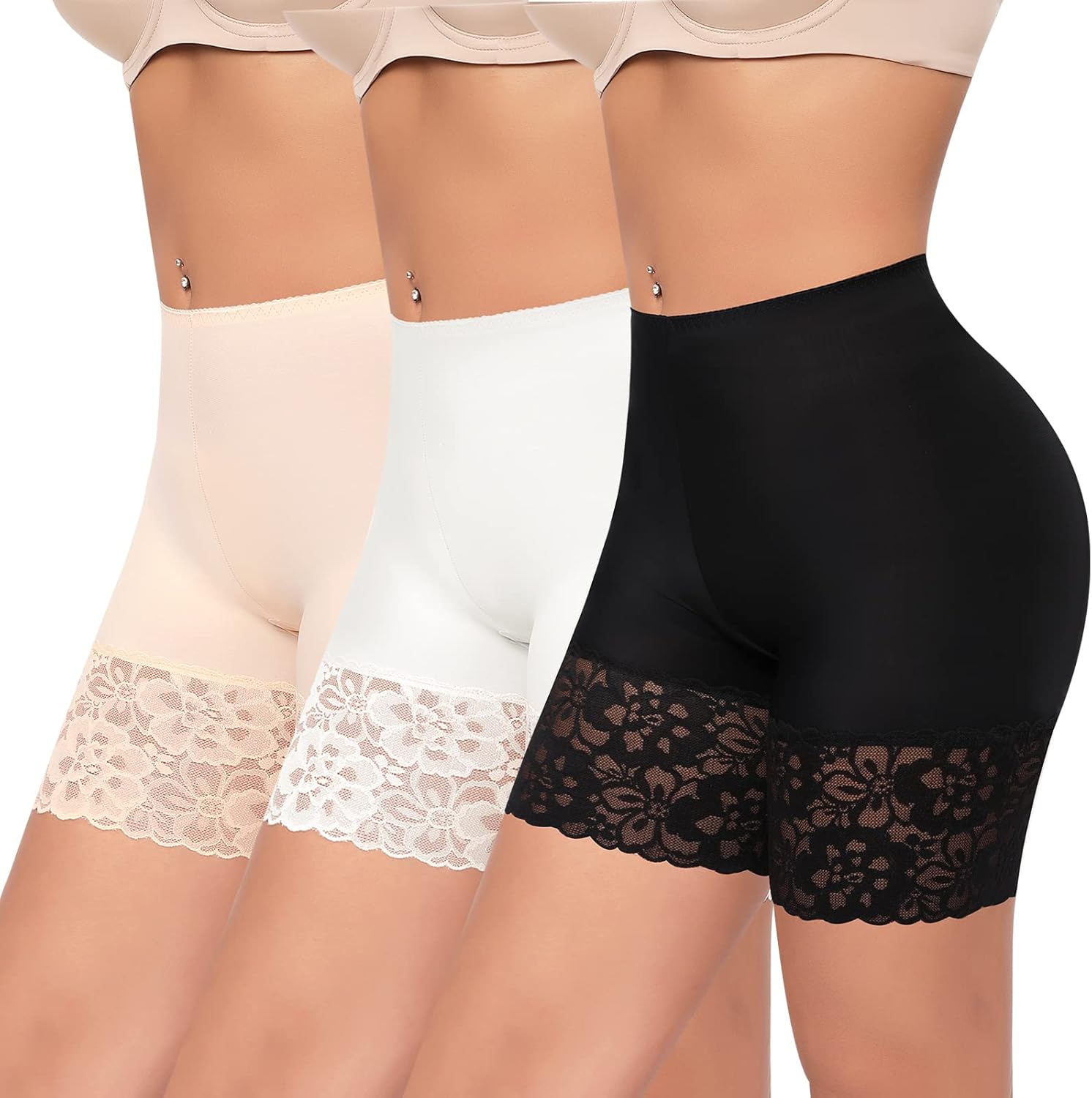 Slip Shorts for Under Dresses Women Anti Chafing Boyshorts