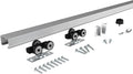 JUBEST 5.3FT Pocket Door Hardware and Track Set - Smooth, Commercial