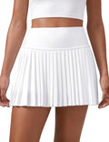 High Waisted Pleated Tennis Skirts for Women - Mini Tummy Control