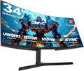 Immerse in Gaming Bliss: 34 Curved Monitor 180Hz!
