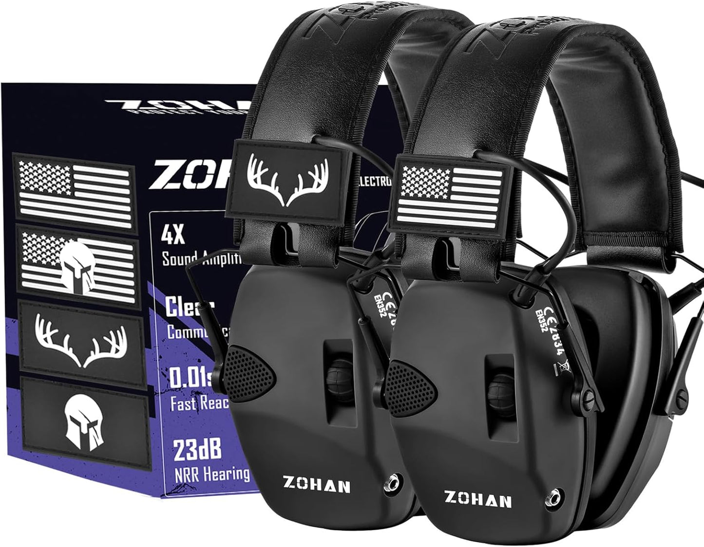 ZOHAN Electronic Shooting Earmuffs for Ultimate Hearing Protection