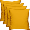 Sunbrella Square Throw Pillows Set of 4 for Outdoor Use