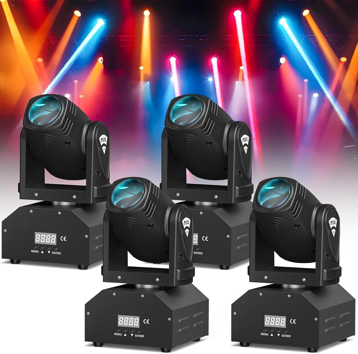 Moving Head Lights LED Stage Lights for DJ Disco Party Fun