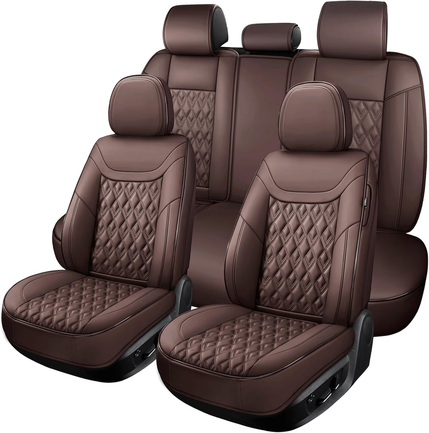 Car Seat Covers Full Set for 5 Seaters, Waterproof & Non-Slip