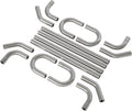 Exhaust Pipe Kit 2.5 in Mild Steel 16PCS - DIY Custom Exhaust Kit