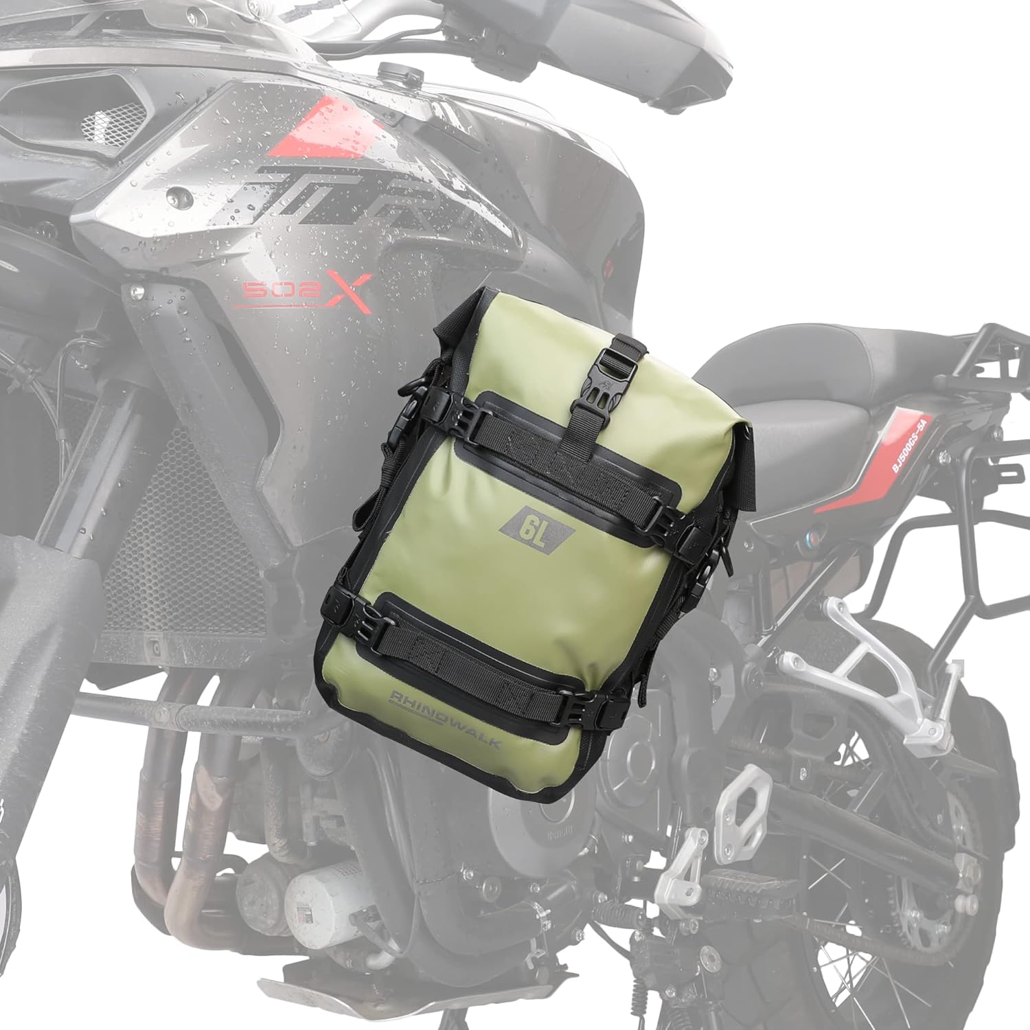 Rhinowalk Motorcycle Crash Bar Bag Waterproof 6L Side Bag