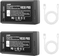 2-Pack VB30 Battery 7.2V 3500mAh for GODOX V1/V1PRO - Extra Runtime