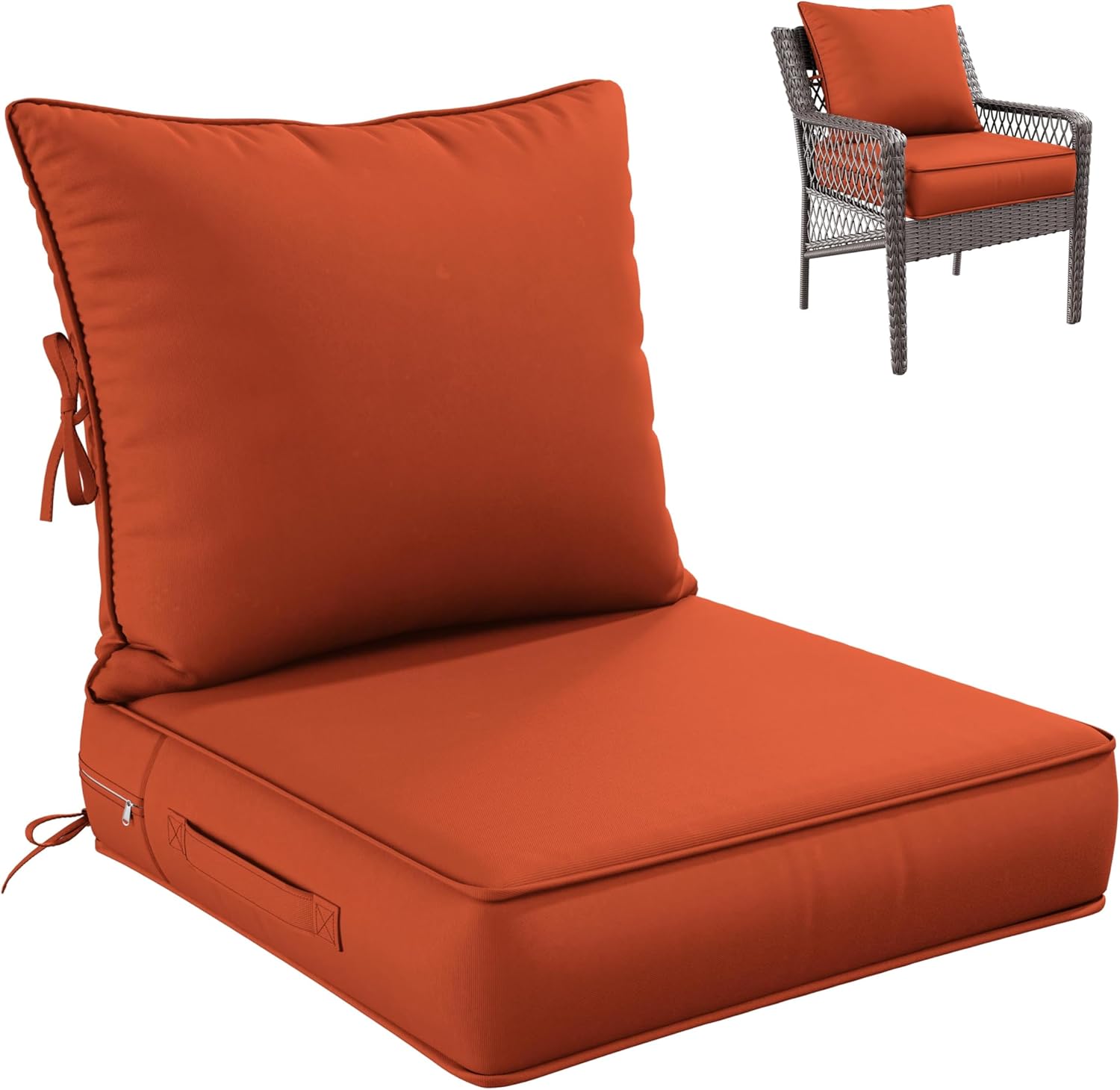 Premium Outdoor Seat Cushion Set for Deep Seating Comfort