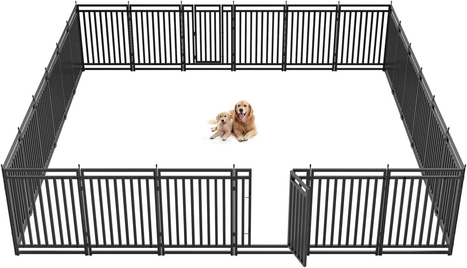 Metal Dog Fence Outdoor Playpen for Safe Pet Enclosure