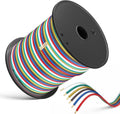 LIMICAR 100-Foot 6-Way Trailer Wiring Harness - Color-Coded 14-Gauge
