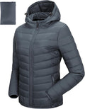 33,000ft Women's Packable Puffer Jacket - Lightweight Warm Coat Down