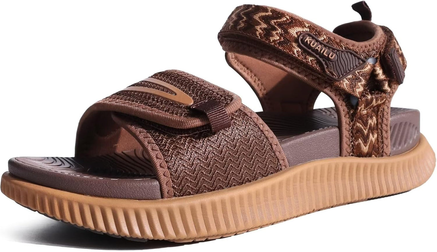 KuaiLu Womens Orthopedic Walking Sandals for All-Day Comfort