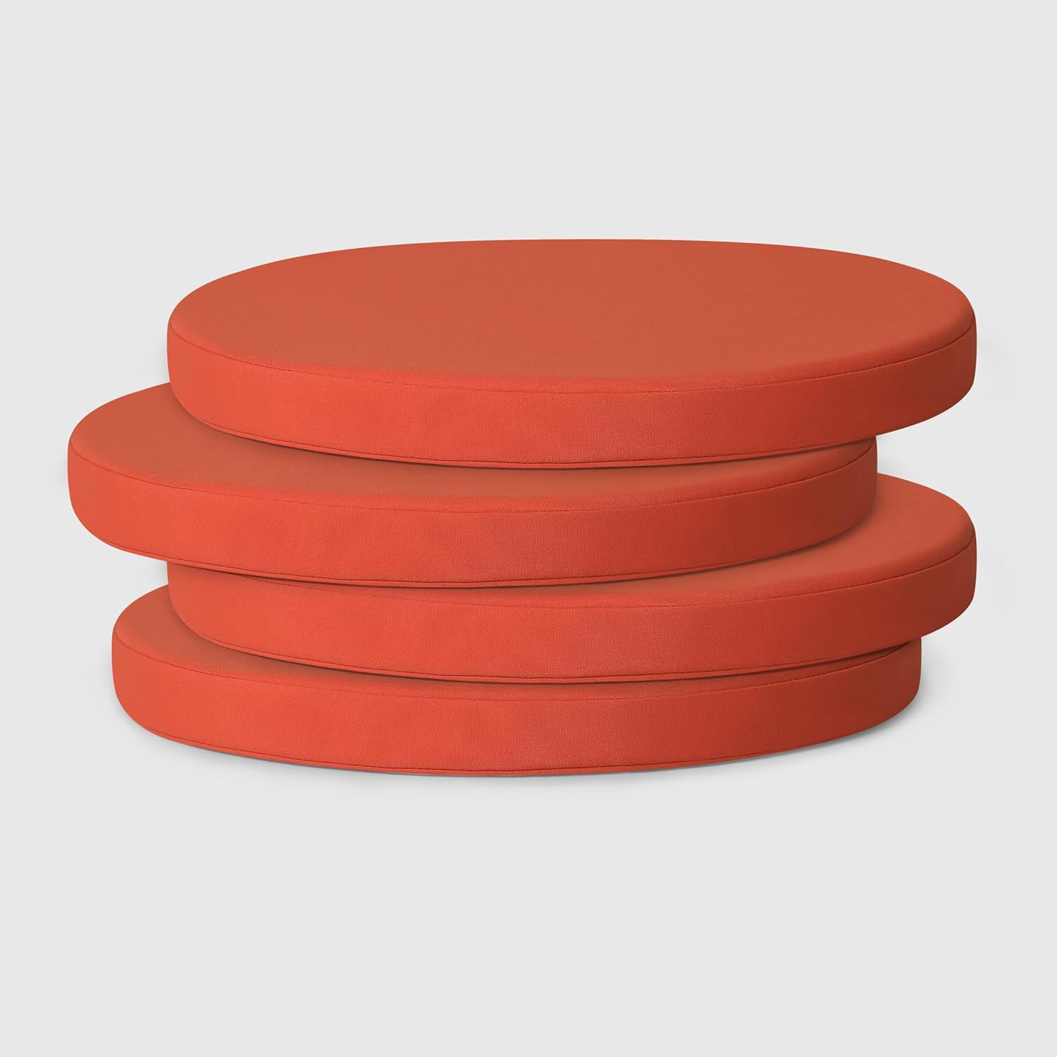Outdoor Patio Kitchen Dining Chair Cushions Set of 4, Orange