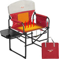 Heated Camping Directors Chair - Oversized Heated Folding Chair