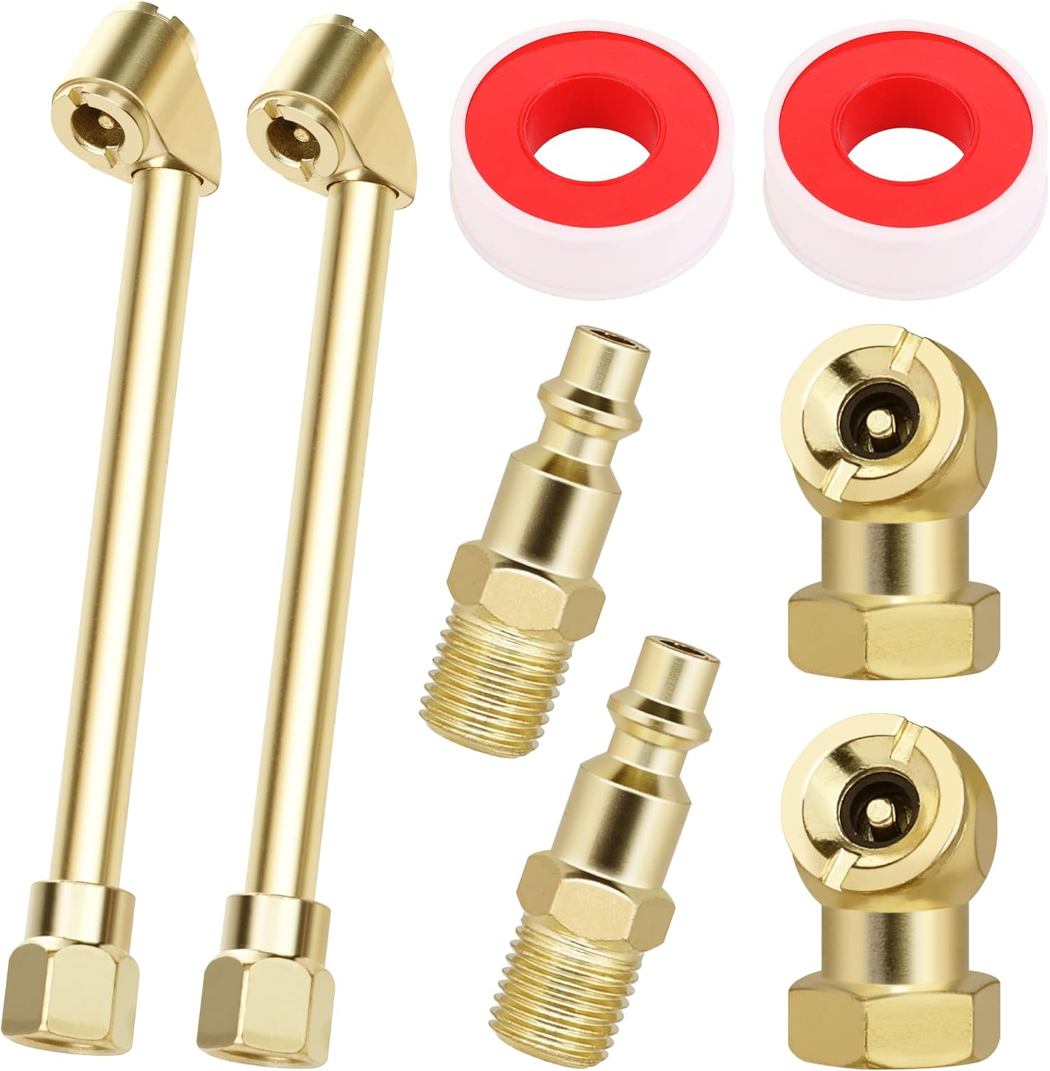 Hromee 8pc Air Chuck Set - Effortless Tire Inflation
