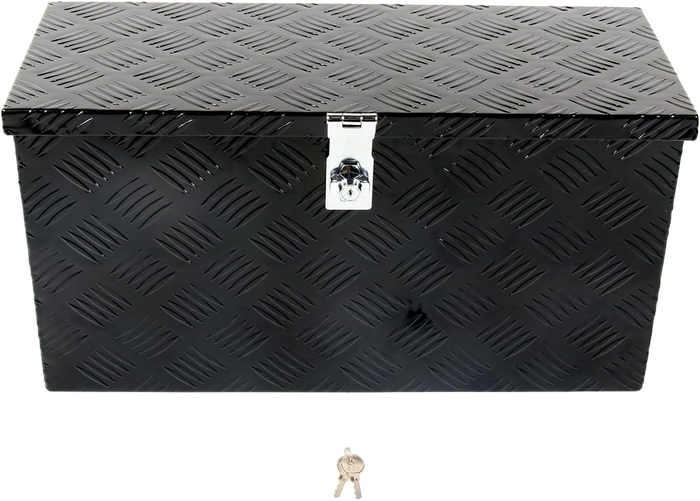 24 Inch Stripes Plated Aluminum Tool Box for ATV UTV Storage