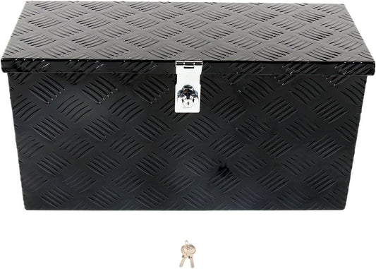 24 Inch Stripes Plated Aluminum Tool Box for ATV UTV Storage