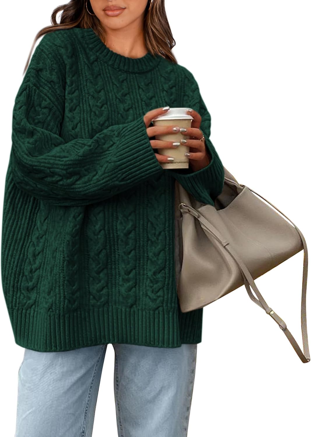 Okiwam Women's Oversized Sweaters for Cozy Fall Fashion Looks