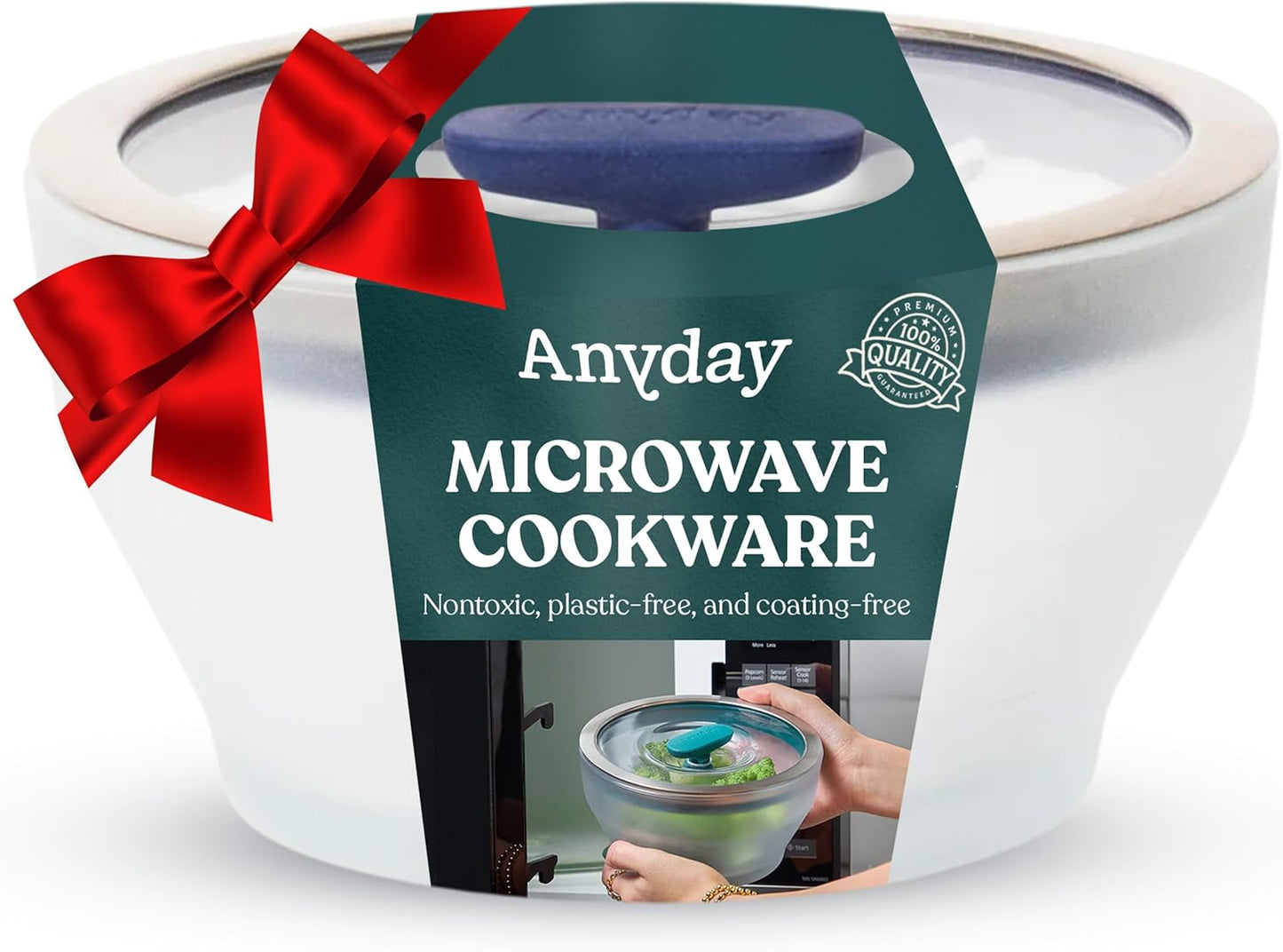 Anyday 4-Cup Microwave Cookware for Healthy Cooking Needs