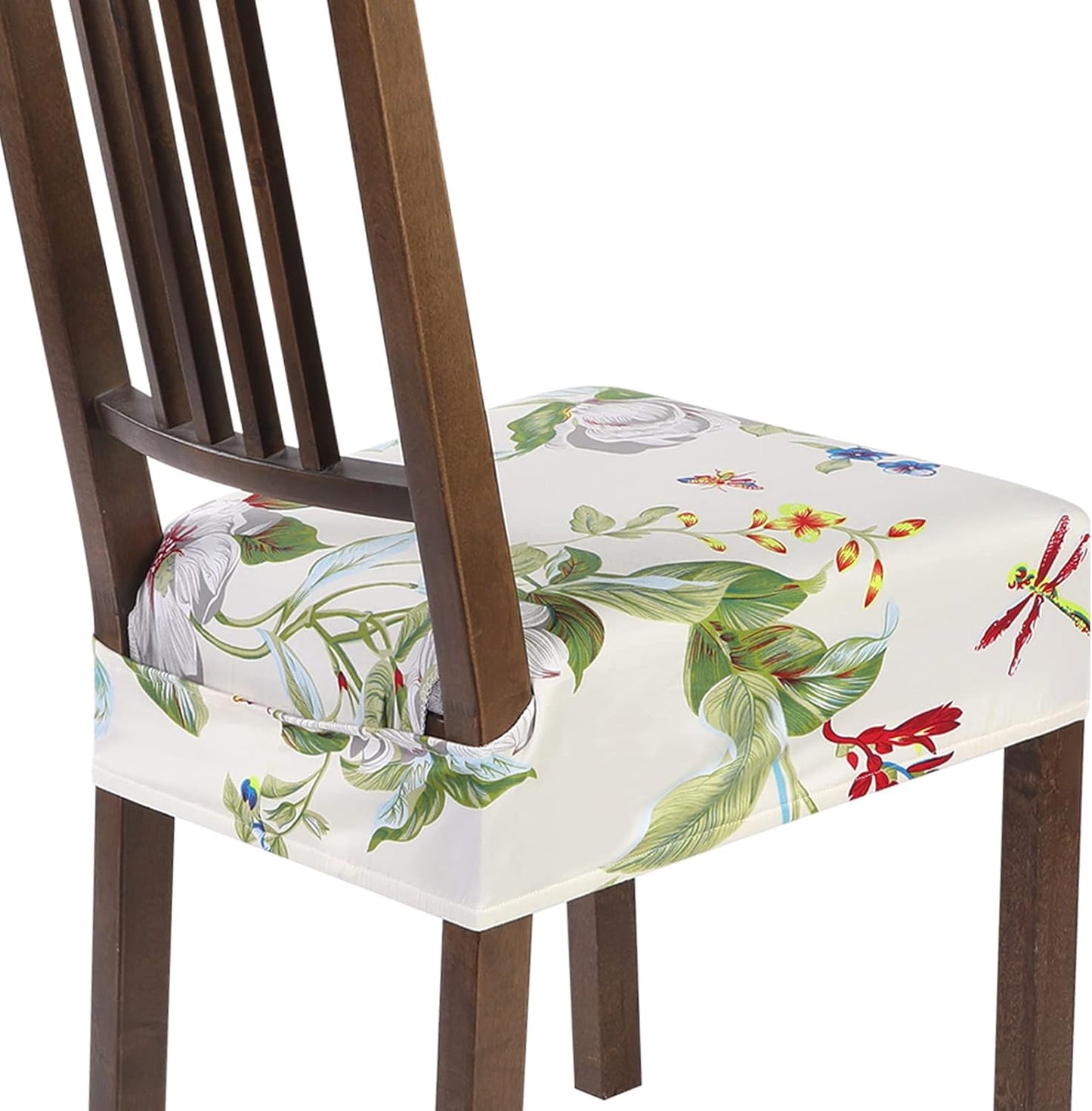 SearchI Stretch Dining Chair Seat Covers Set of 6 for Comfort