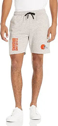 FOCO Men's Gray Wordmark Fleece Shorts - Team Logo Comfort